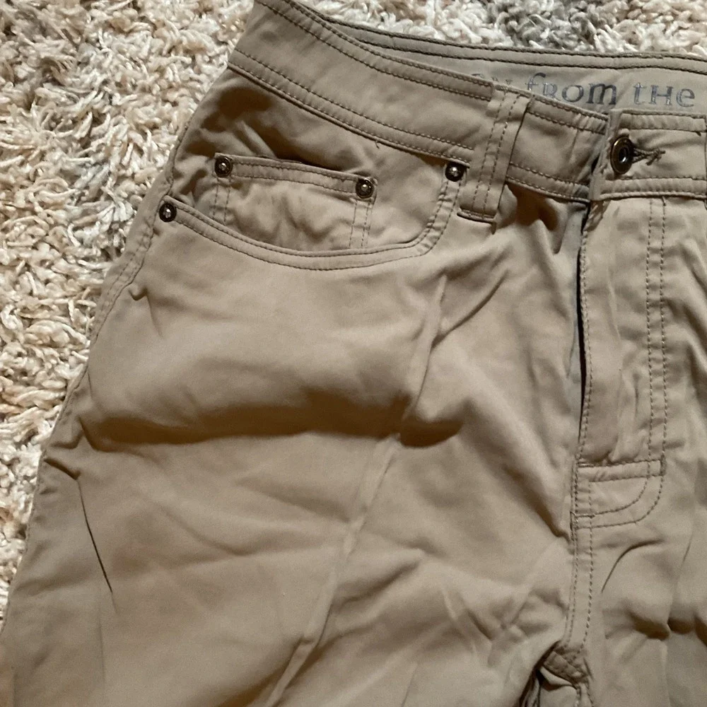 Prana Zion Men 32W x 9L Tan Hiking Outdoor‎ Performance Shorts Stretch Nylon